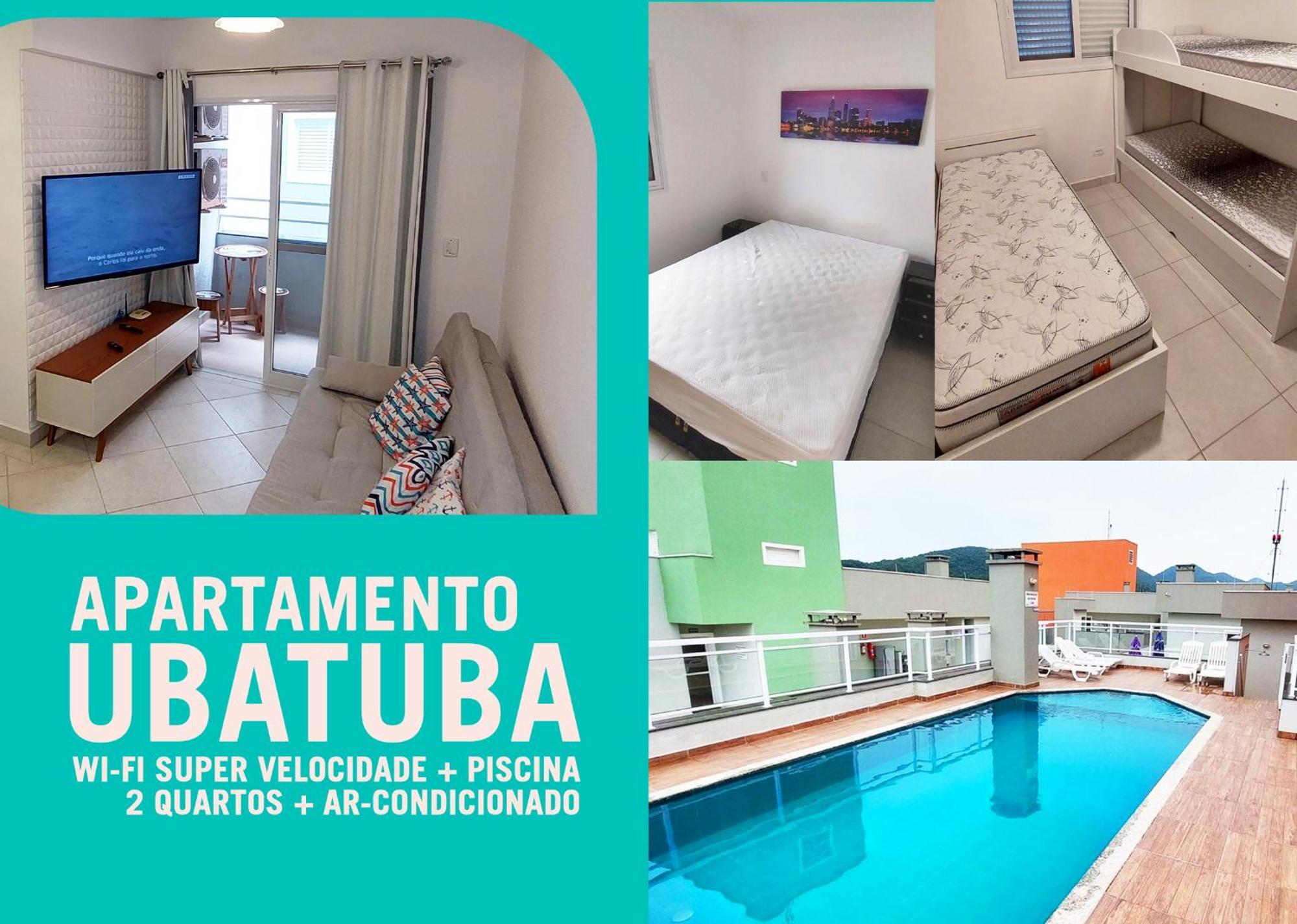 Apartamento Ubatuba Itagua - Ar - Wifi 外观 照片